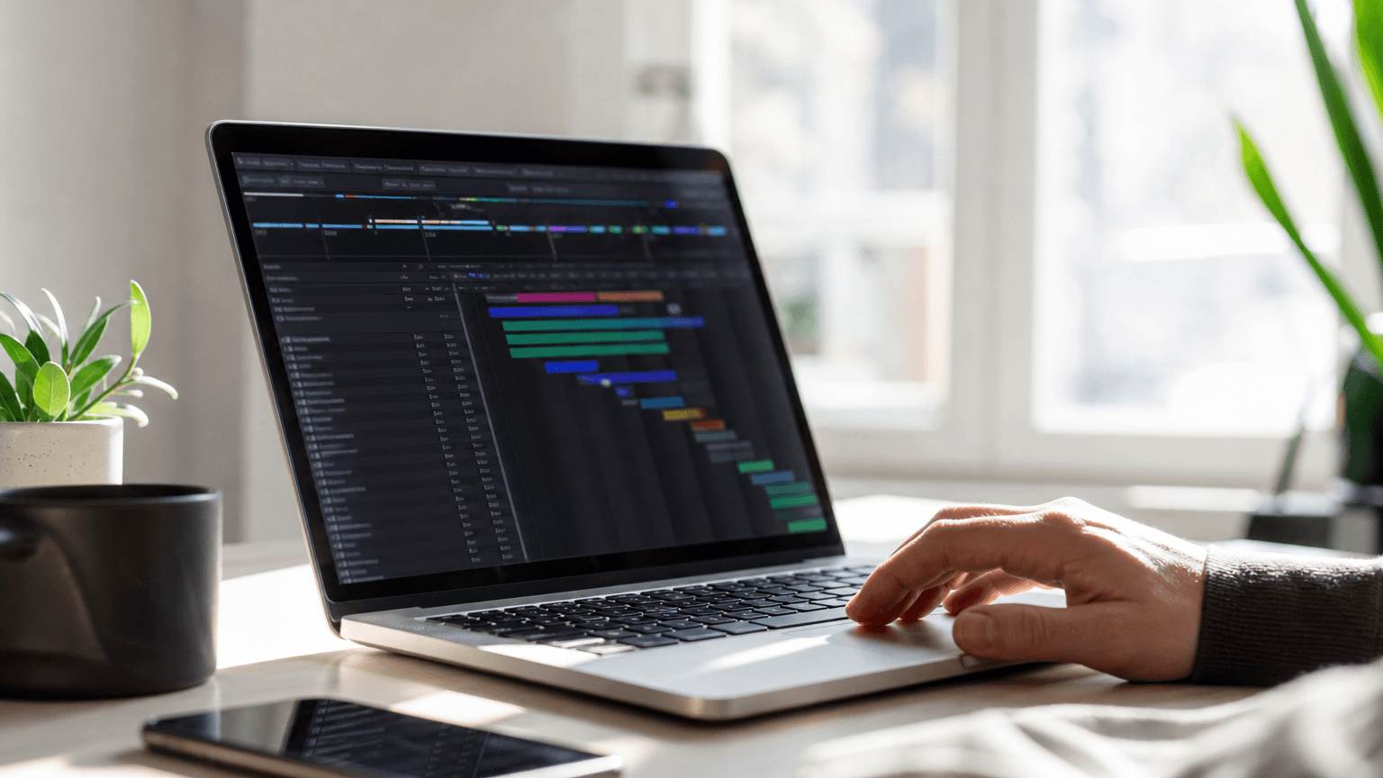 Roland Hentschel · Browser-DevTools zeigen Wasserfalldiagramm mit Ladezeiten einzelner Website-Ressourcen