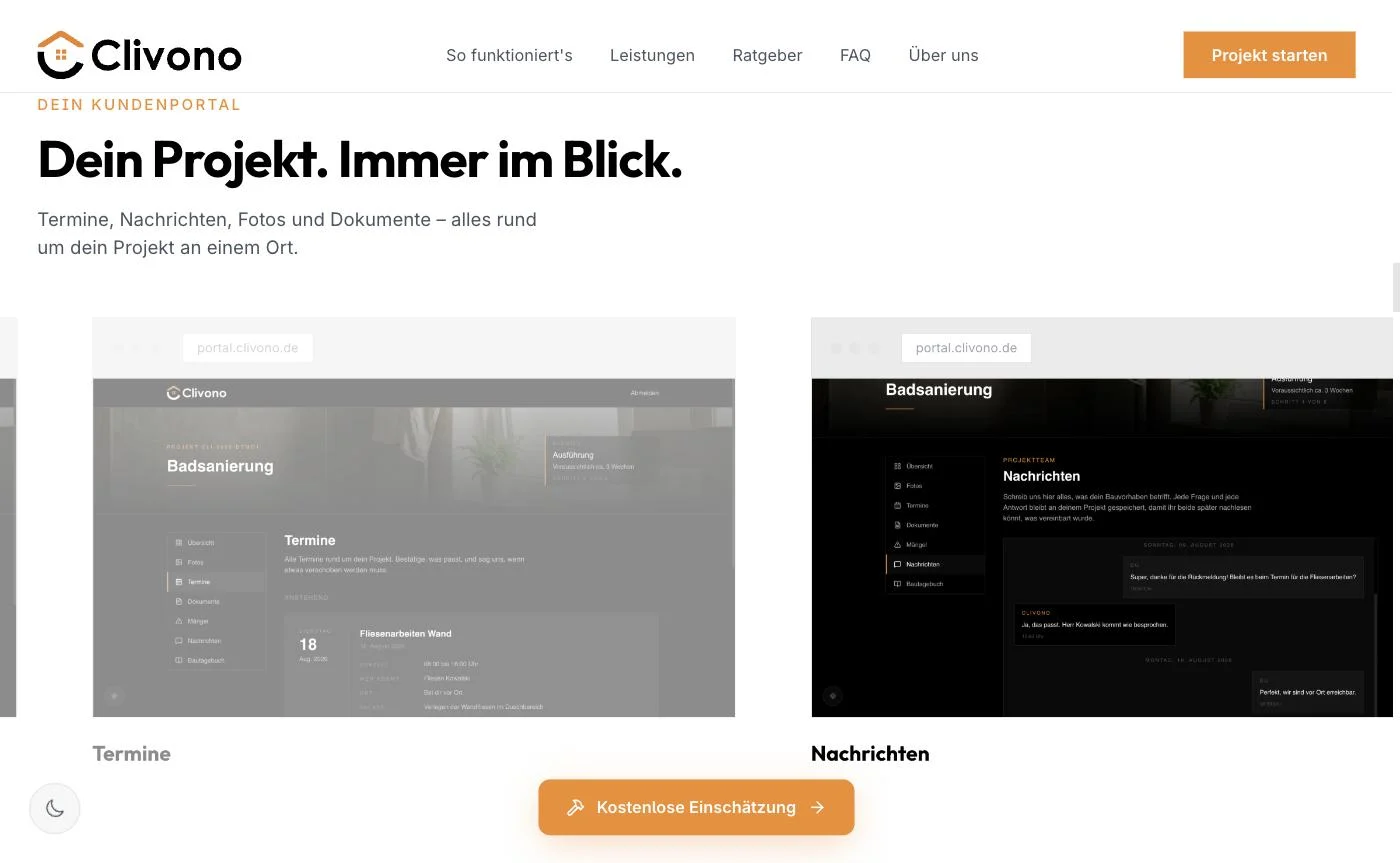 Das Kundenportal als Beweisstück