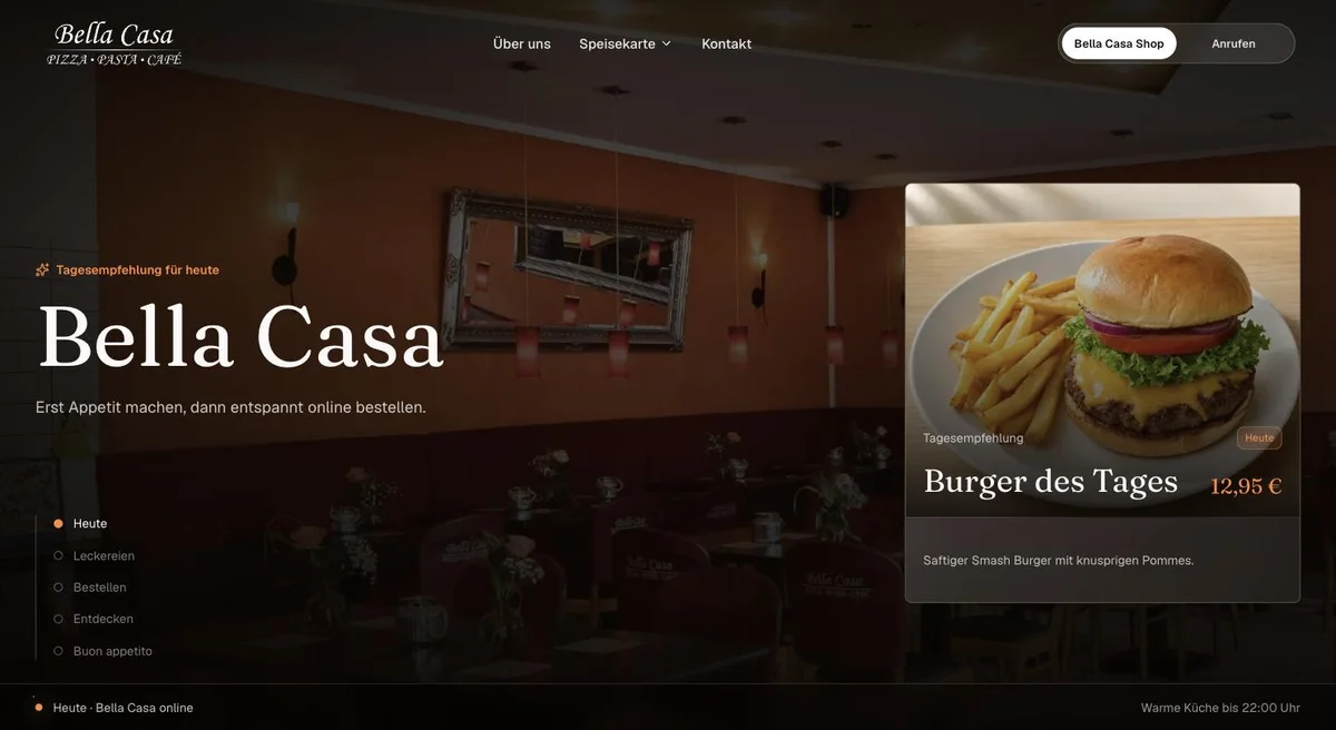 Screenshot Bella Casa Datteln