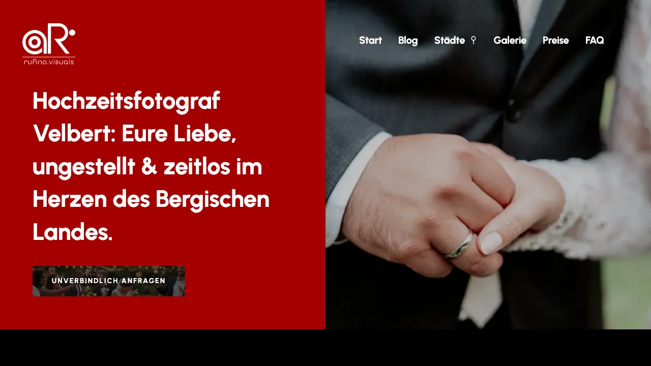 Screenshot Rufino Hochzeitsfotografie